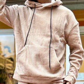 Velvet suit 2 pezzi beige