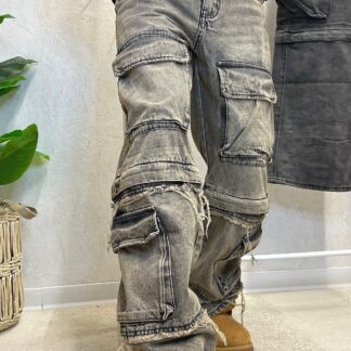 Jeans Baggy 2 in 1 con zip