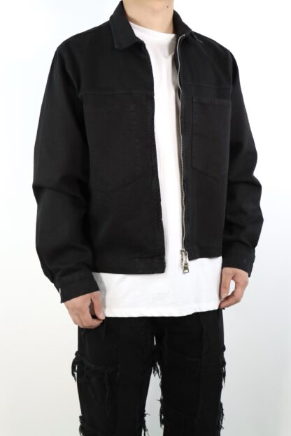 Cropped Jacket Black